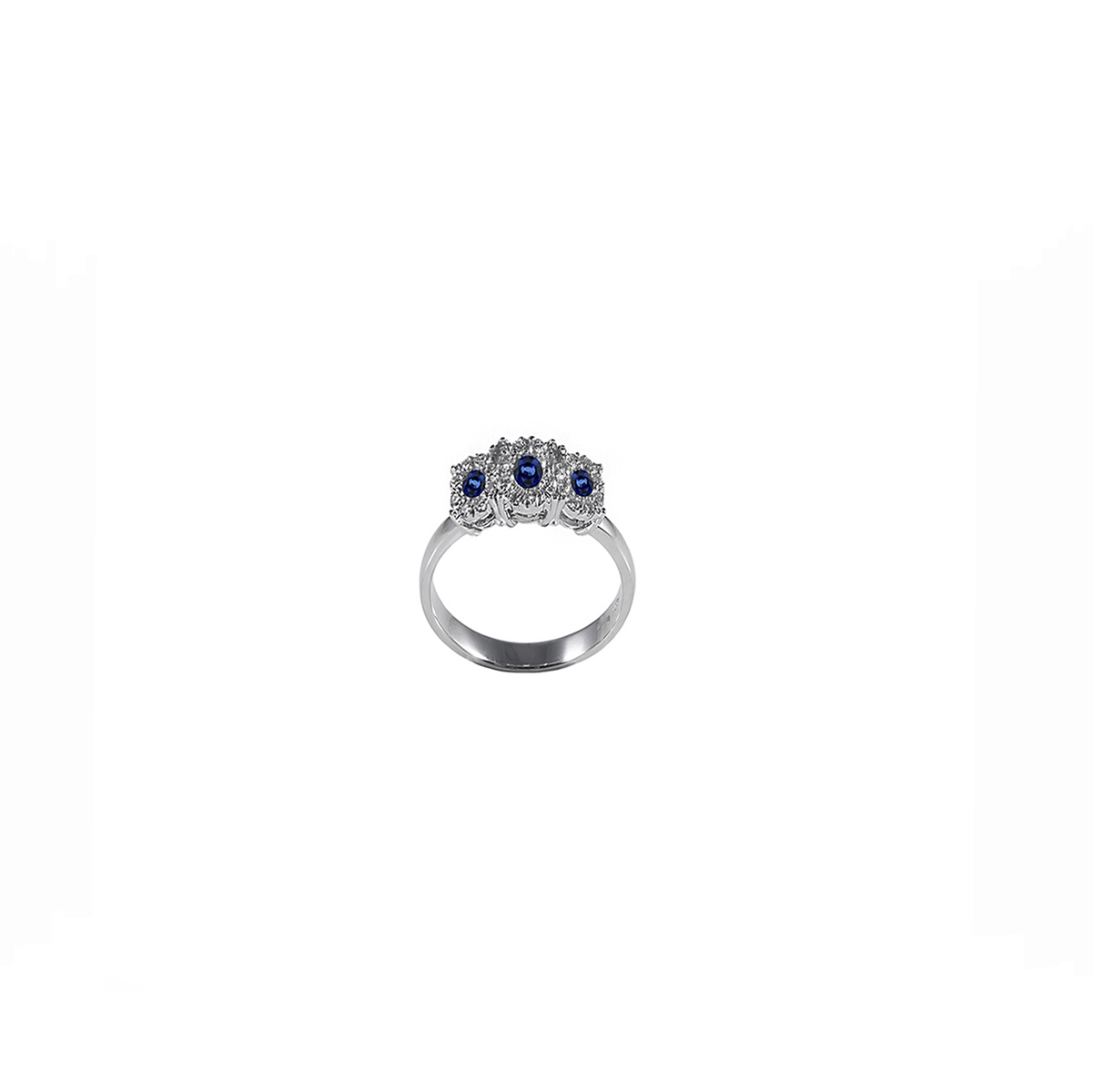 anello trilogy zaffiri e diamanti trf454z-565